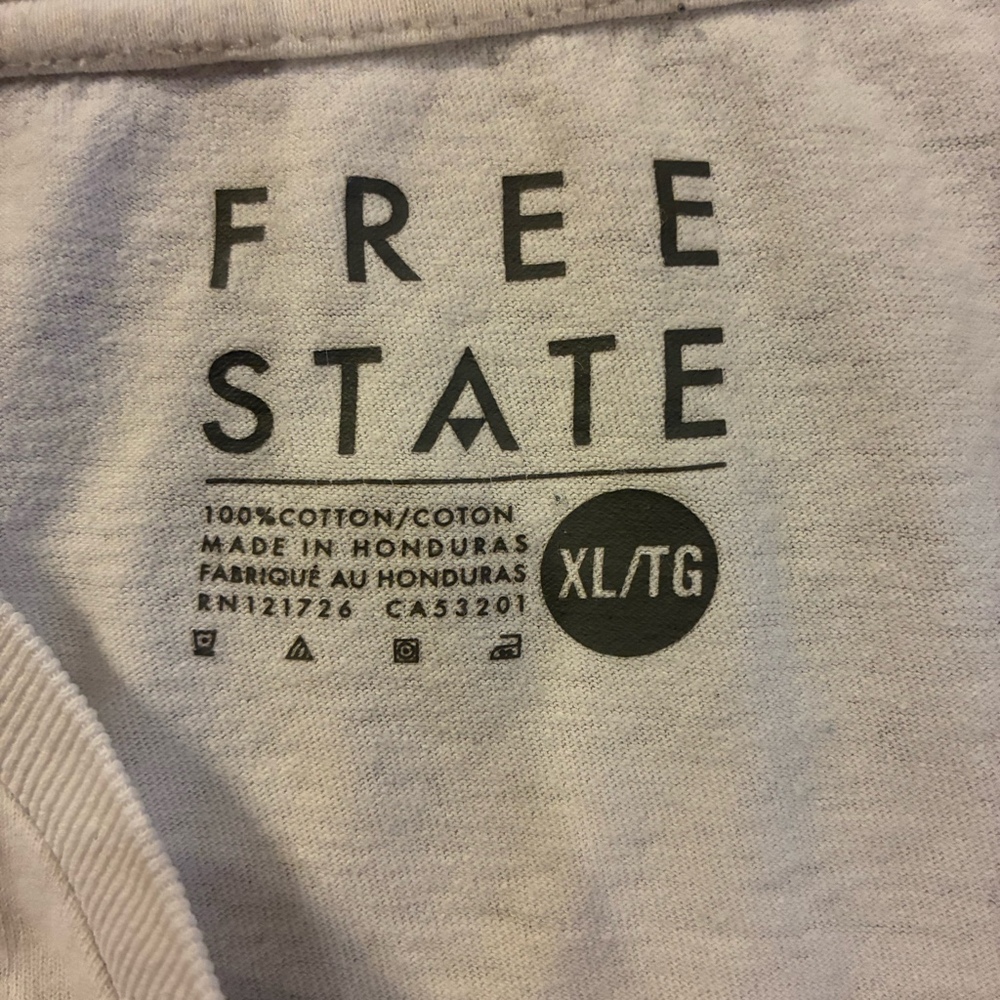 Free State California Graphic T-Shirt Men’s XL White Photo Grid West Coast - Picture 2 of 3